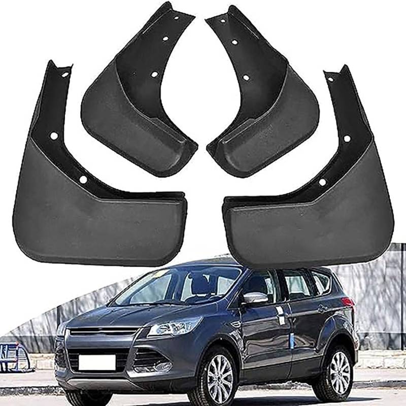 Auto Schmutzfänger für Ford Kuga 2013 2014 2015 2016 2017 2018 2019,4 Stück Dustproof Kratzfest Korrosions RadschüTzer Karosserie Anbauteile ZubehöR von KCKEM