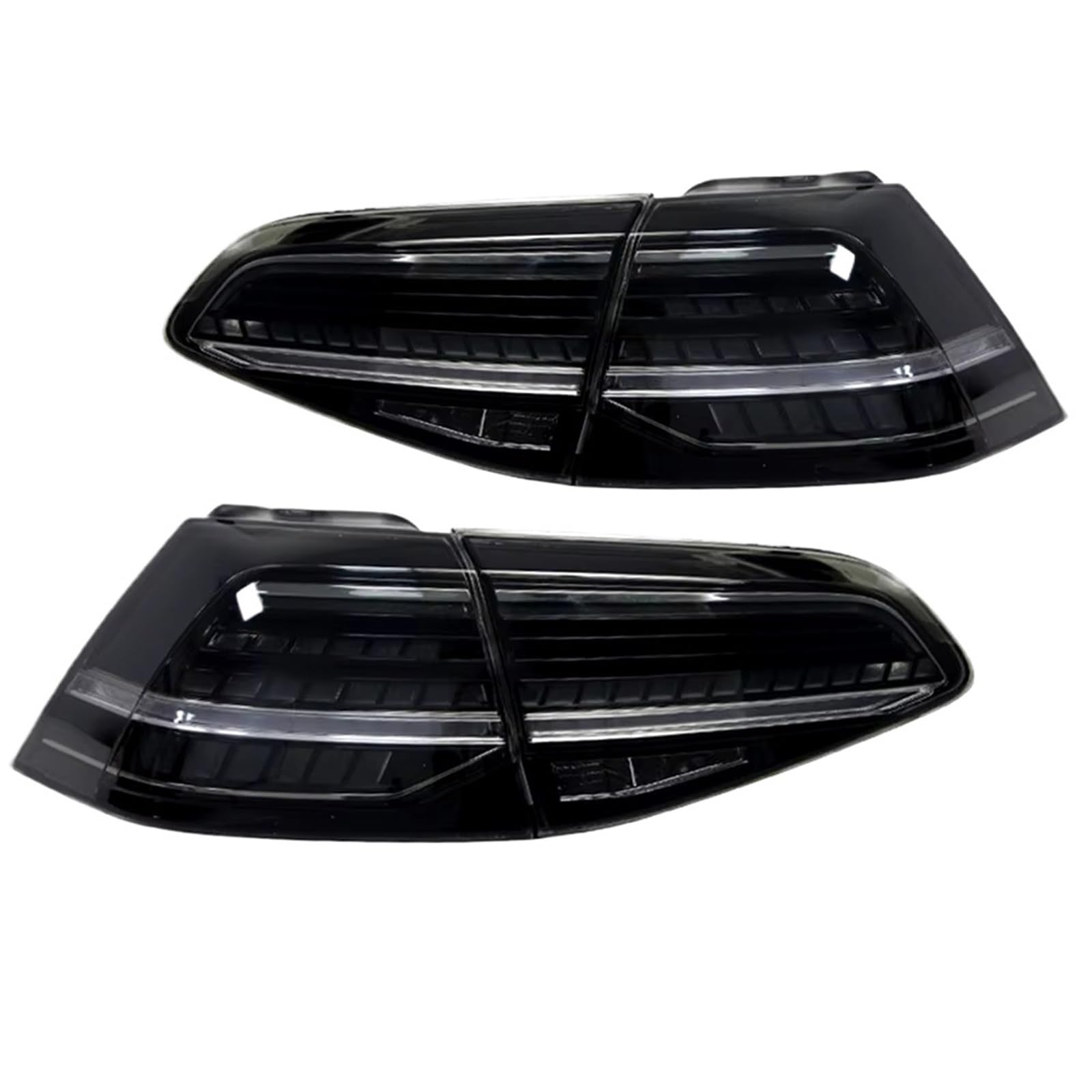 KCKZCFCYPQ Rücklicht Auto Rückleuchten Rücklicht Zubehör Stop Brems Reverse Rückleuchten Montage Für VW Für MK7 7,5 2014-2020 Auto Rückleuchte Bremslicht(Smoked Set) von KCKZCFCYPQ