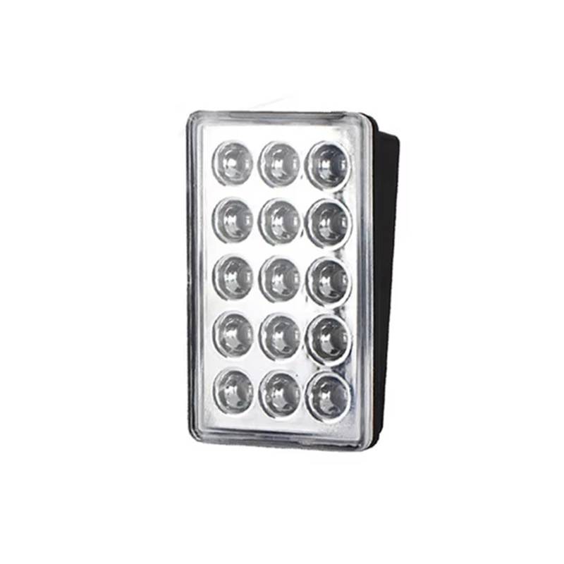 KCKZCFCYPQ Rücklicht Brems Pilot Lichter Stil Für Auto Motorrad 15Led Hinten Rückleuchten Auto Warnung Reverse Stop Sicherheit Lampen DRL 12V Auto Rückleuchte Bremslicht(B) von KCKZCFCYPQ