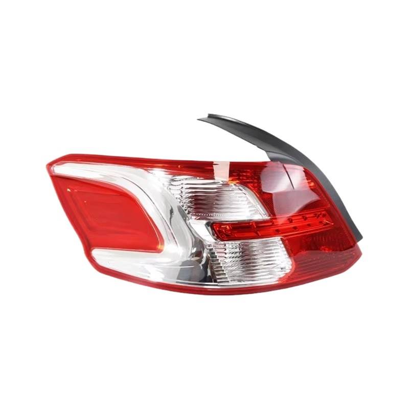 KCKZCFCYPQ Rücklicht Für Peugeot 301 2012-2016 Auto Hinten Rücklicht Blinker Bremsleuchte Warnung Stoßstange Licht Ail Licht Gehäuse Auto Rückleuchte Bremslicht(Only Left) von KCKZCFCYPQ