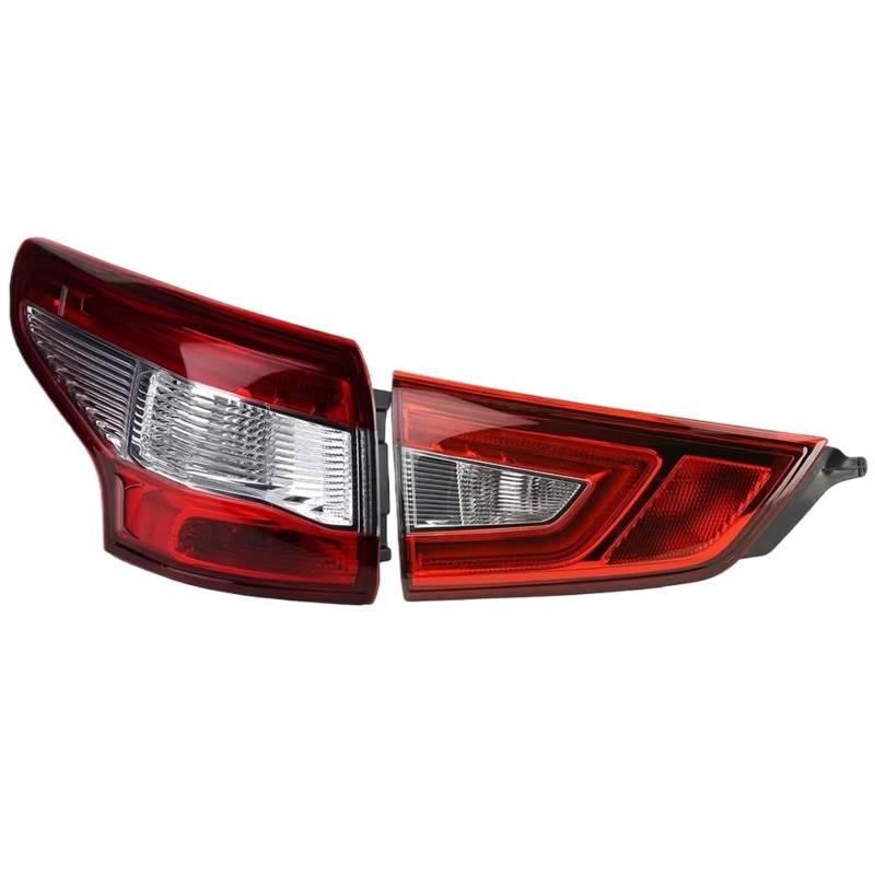 KCKZCFCYPQ Rücklicht Linke/rechte Seite Rücklicht Hinten Rücklicht Bremsleuchte FÜR Nissan FÜR Qashqai FÜR MK2 FÜR J11 2014 2015 2016 Auto Rückleuchte Bremslicht(Left-2PC) von KCKZCFCYPQ