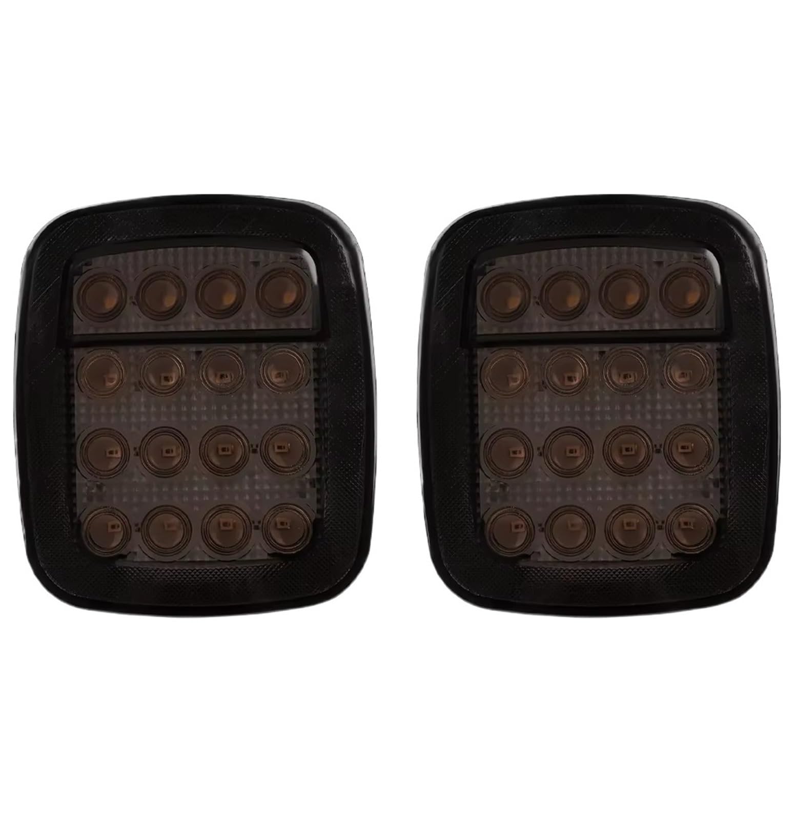 KCKZCFCYPQ Rücklicht Rückleuchten Rückfahrleuchten Bremsrückfahrleuchte Hinten Rückfahrleuchten Tagfahrlicht Für Jeep Für TJ CJ Auto Rückleuchte Bremslicht(Black) von KCKZCFCYPQ