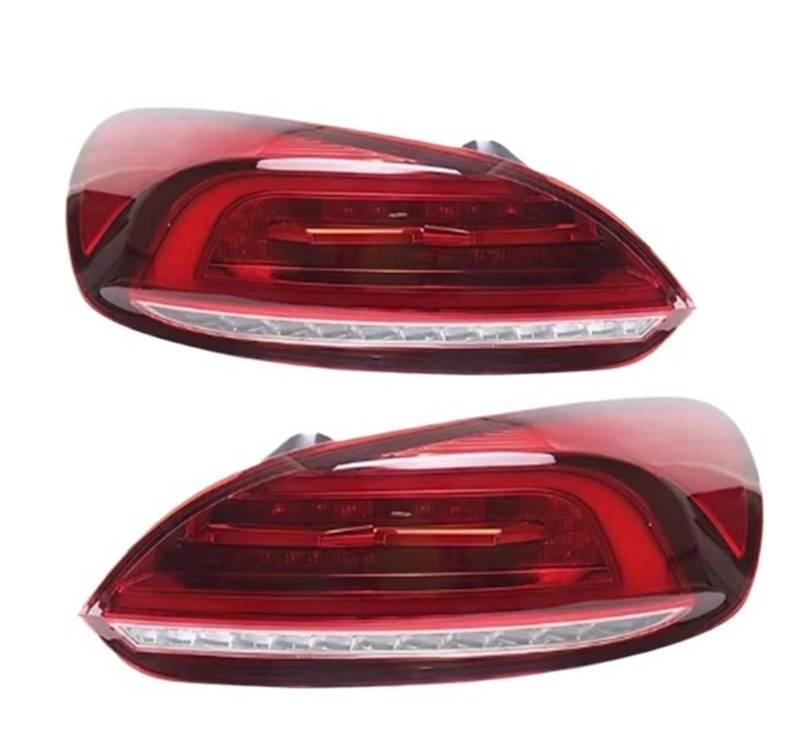 KCKZCFCYPQ Rücklicht Rücklicht Montage DRL Dynamische Signal Blinker Licht Bremse Hinten Licht Auto Teile Für VW Für Scirocco 2009-2014 Auto Rückleuchte Bremslicht(Left and right red) von KCKZCFCYPQ