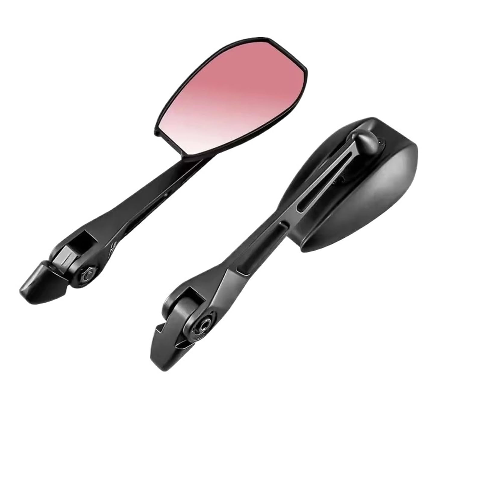 Motorrad-Rückspiegel Für Yamaha Für FZR Für YZF Für 600R Für R1 6mm Universal Motorrad Rearview Außenspiegel CNC Handlebar End Mirror(PURPLE) von KCKZCFCYPQ