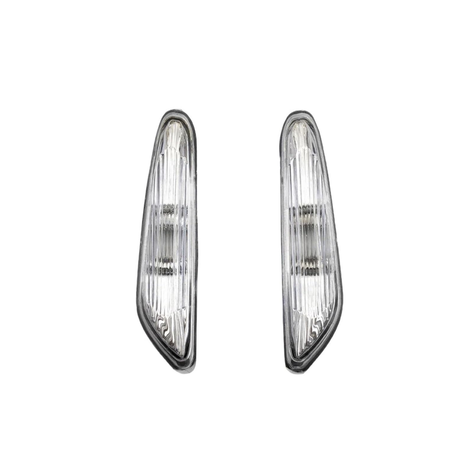 KCRTQNS Seite Spiegel Blinker Auto-Blinker-Seitenmarkierungsleuchte Für B&MW 3er E46 2000 2001 2002 2003 2004 2005(Weiß) von KCRTQNS
