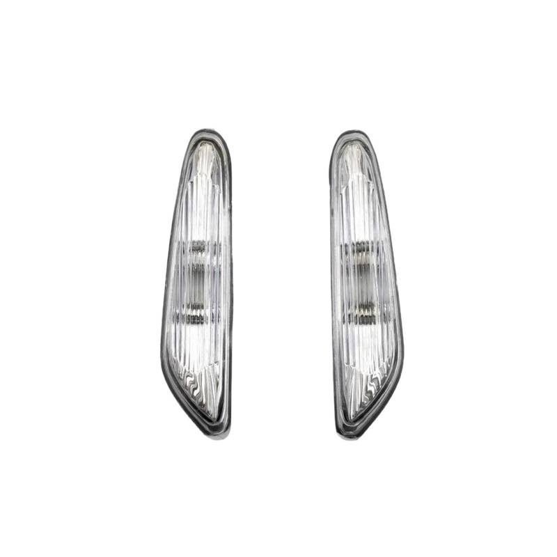 KCRTQNS Seite Spiegel Blinker Auto-Blinker-Seitenmarkierungsleuchte Für B&MW 3er E46 2000 2001 2002 2003 2004 2005(Weiß) von KCRTQNS
