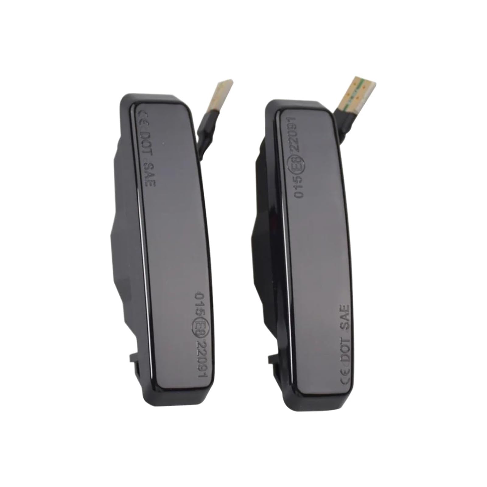 KCRTQNS Seite Spiegel Blinker Auto-Seitenmarkierungs-Blinkerlampe Für B&MW 5er E39 M5 1998 1999 2000 2001 2002 2003(Schwarz) von KCRTQNS