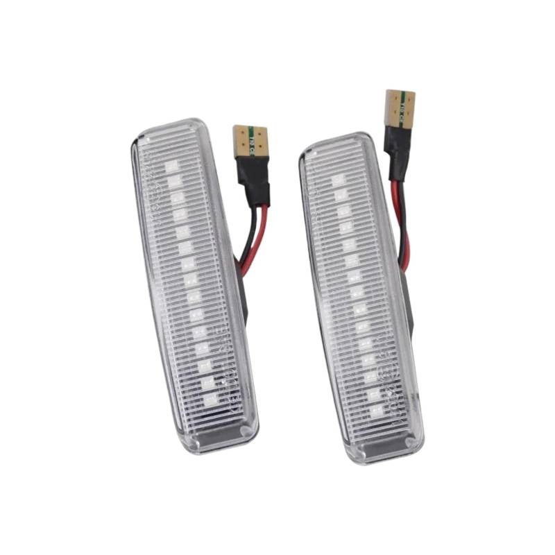 KCRTQNS Seite Spiegel Blinker Auto-Seitenmarkierungs-Blinkerlampe Für B&MW 5er E39 M5 1998 1999 2000 2001 2002 2003(Weiß) von KCRTQNS