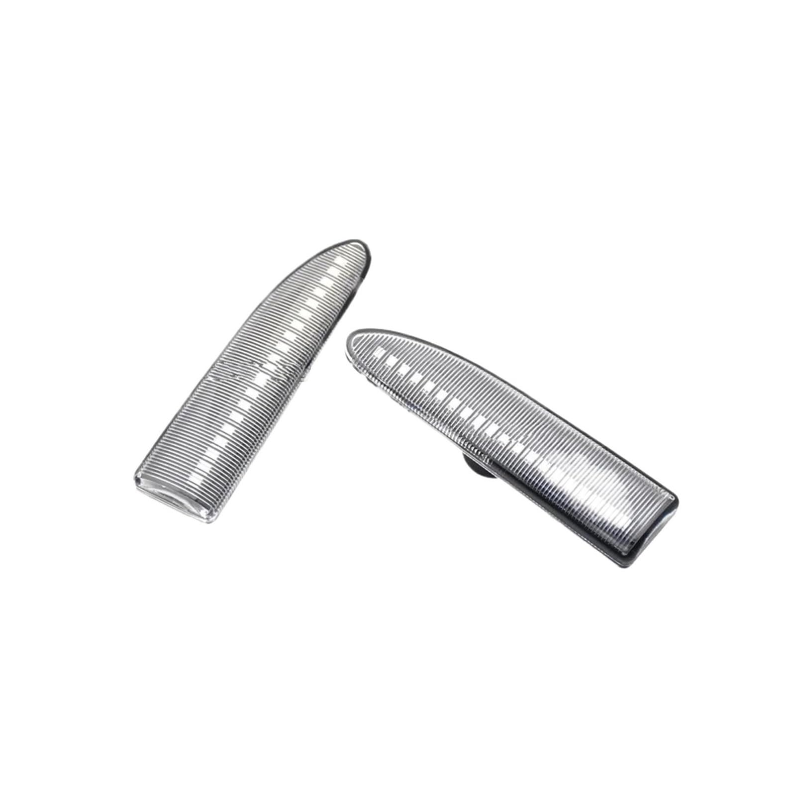 KCRTQNS Seite Spiegel Blinker Auto Vorderseite Blinker Marker Lampe Für Jaguar Für X-TYPE 2002 2003 2004 2005 2006 2007 2008 2009(Weiß) von KCRTQNS
