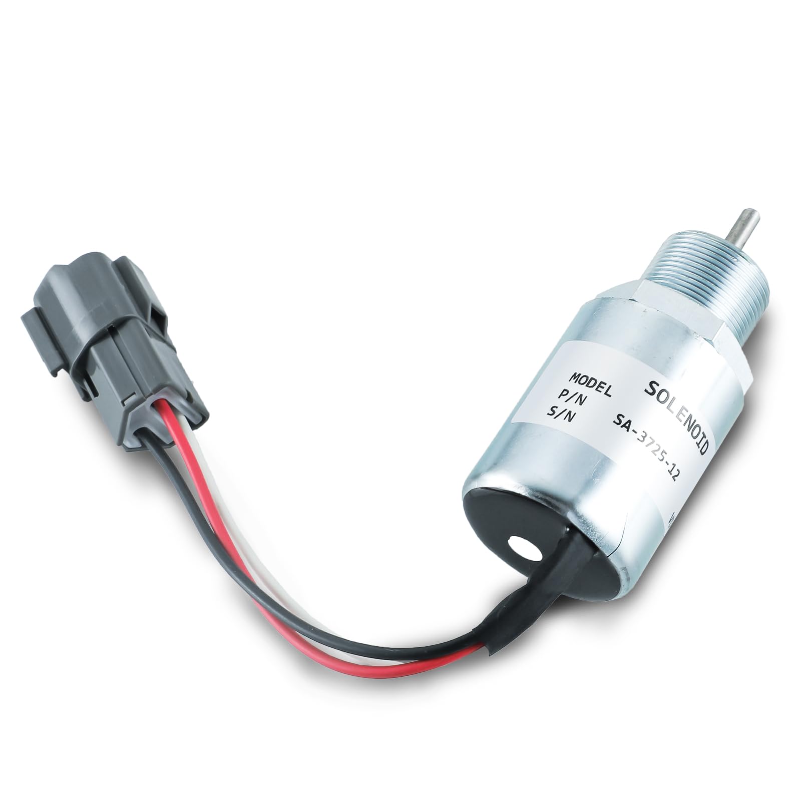 SA-3725-12 Kraftstoffabsperrmagnet, 30A87-20402 für Mitsubishi L2E L3E S3L S4L Motor Volvo Bagger EC13 EC15 EC20 EC25 Mitsubishi Generator Mahindra Max 28 Traktor Stop Solenoid 12VDC SA-3725-12 Kraftstoffabsperrmagnet, 30A87-20402 für Mitsubishi L2E L3E S3L S4L Motor Volvo Bagger EC13 EC15 EC20 EC25 Mitsubishi Generator Mahindra Max 28 Traktor Stop Solenoid 12VDC von KD KISONIED