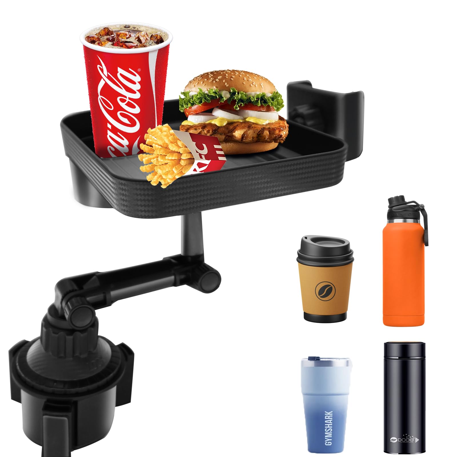 Getränkehalter Auto Tisch Tablett,Auto Tisch 360° Verstellbares,Auto Tisch&handyhalterung Auto becherhalter 3 in 1,Universel Auto Getränkehalter Tisch Snacktablett,becherhalter Auto Organizer Getränkehalter Auto Tisch Tablett,Auto Tisch 360° Verstellbares,Auto Tisch&handyhalterung Auto becherhalter 3 in 1,Universel Auto Getränkehalter Tisch Snacktablett,becherhalter Auto Organizer von KDFALO