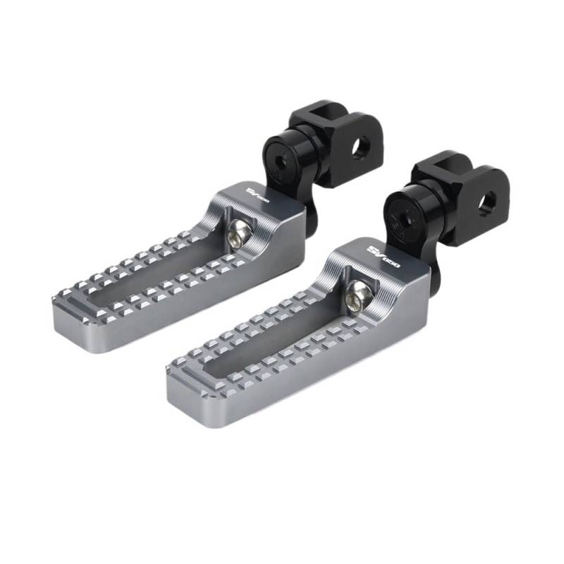 Fußstütze Pedal Motorrad CNC Vorne Fußrasten Einstellbar Für GSX-S125 2017-2022 GSX-S750 GSX-S1000/F Katana SFV650 Gladius SV650/X von KDHUCS