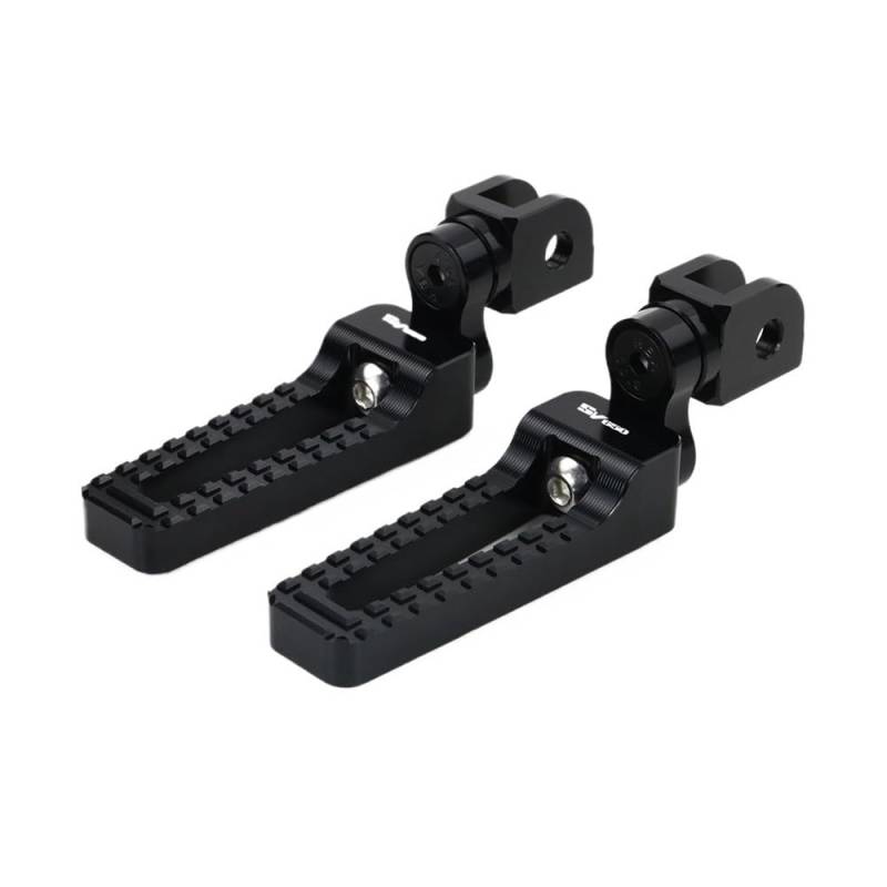 Fußstütze Pedal Motorrad CNC Vorne Fußrasten Einstellbar Für GSX-S125 2017-2022 GSX-S750 GSX-S1000/F Katana SFV650 Gladius SV650/X von KDHUCS