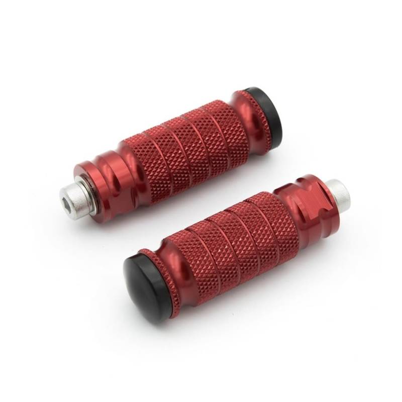 KDHUCS Fußstütze Pedal 1 Paar Motorrad Universal Fußstütze Fußrasten Fußrastenanlage Fuß Peg Pedal Aluminium Motorrad Zubehör Modifizierte Teil von KDHUCS