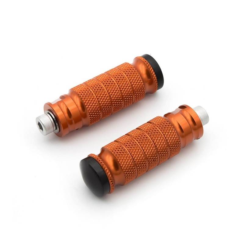 KDHUCS Fußstütze Pedal 1 Paar Motorrad Universal Fußstütze Fußrasten Fußrastenanlage Fuß Peg Pedal Aluminium Motorrad Zubehör Modifizierte Teil von KDHUCS
