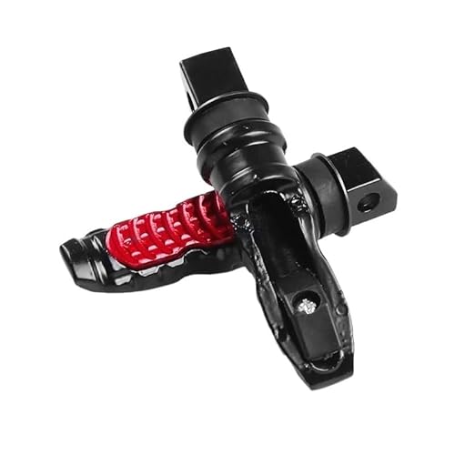 KDHUCS Fußstütze Pedal 2 Teile/Satz Universal Aluminium Motorrad Hinten Passagier Fußrasten Pedale Fußstütze Roller Fuß-Peg Motorrad Pedal von KDHUCS
