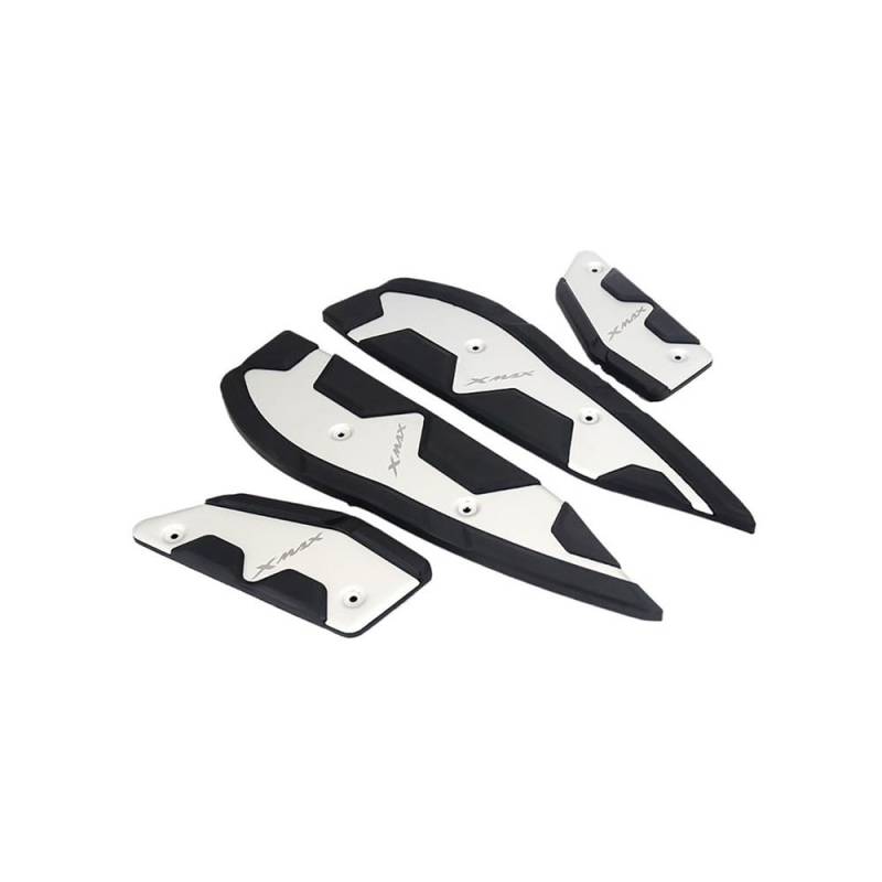 KDHUCS Fußstütze Pedal Fußpolster Vorne Hinten Pegs Platte Pedal Skid Proof Fußstütze Für X-MAX125 X-MAX250 X-MAX300 X-MAX400 von KDHUCS