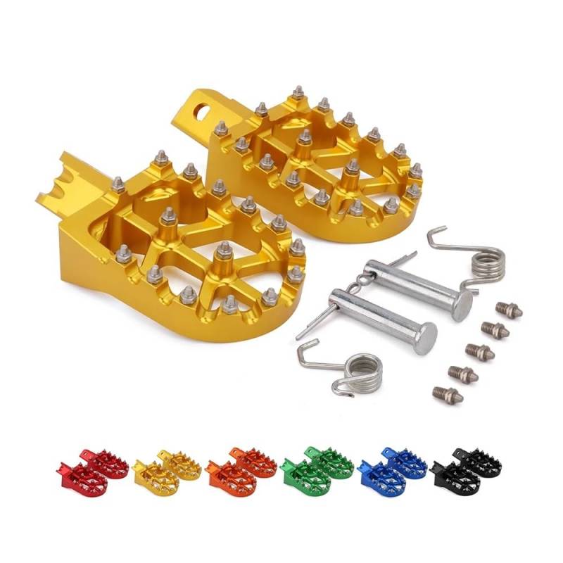KDHUCS Fußstütze Pedal Fußrasten Pedale Für CRF50 CRF70 CRF110 Dity Bike Motorrad Rest Fußrasten Pedale CNC Motorrad von KDHUCS