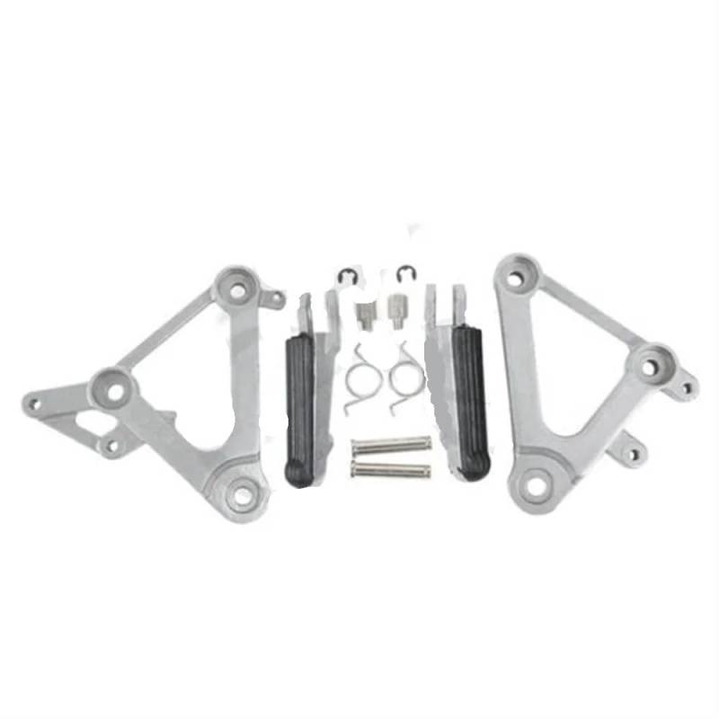 KDHUCS Fußstütze Pedal Motorcycle Front Pedals Footrest Foot Pegs Bracket Set for CBR400 NC23 1988-1989 Aluminum Alloy von KDHUCS