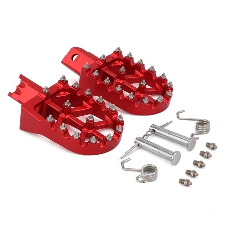 KDHUCS Fußstütze Pedal Motorrad Aluminium Fußrasten Fußrasten Pedale Fußstütze Für CRF50 CRF70 CRF110 XR50 XR70 XR110 von KDHUCS