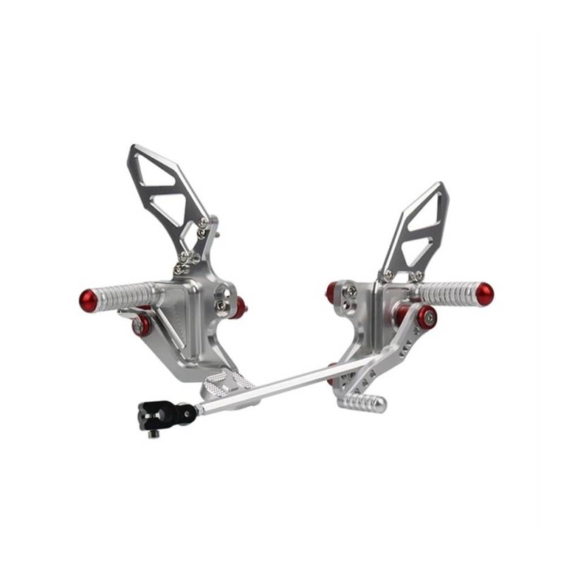 KDHUCS Fußstütze Pedal Motorrad CNC Einstellbare Hinten Set Fußrastenanlage Fußstütze Fußstütze Für CB650F CBR650F CB650R CBR650R CB von KDHUCS