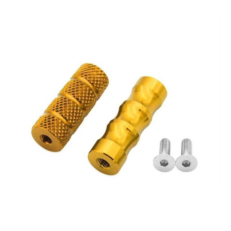 KDHUCS Fußstütze Pedal Motorrad CNC Universal M6 Getriebe Schalthebel Peg Bremspedal Shifter Fußrasten Motorrad Fußstützen Fußrasten von KDHUCS