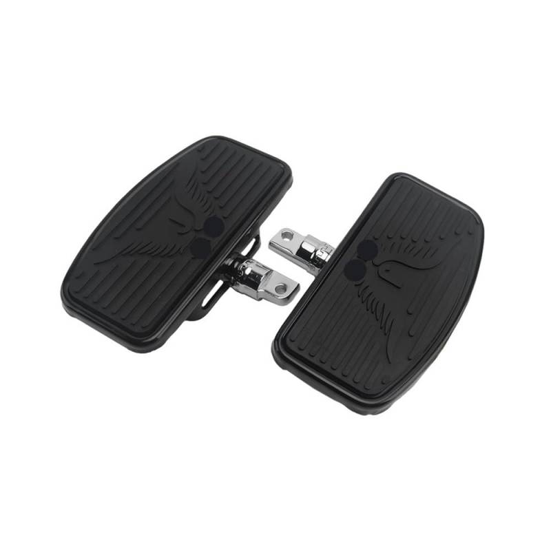 KDHUCS Fußstütze Pedal Motorrad Einstellbare Fußrasten Fußstütze Breite Diele Trittbretter Für Sportster 883 1200 Fuß Rest Fahrer Pad von KDHUCS