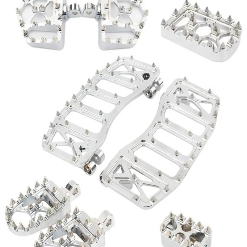 KDHUCS Fußstütze Pedal Motorrad-Fußrasten für für Touring für Road King Fußrasten Fußstütze Bremspedalabdeckung Schalthebel von KDHUCS