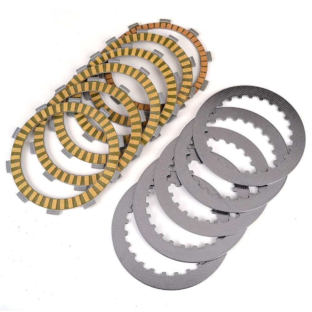 KDHUCS Motorrad Kupplungs scheiben Set Kupplungsreibscheibenplatten Für NV400 Für Shadow 400 1995/1997 22201-MS6-620 22321-MM9-000 22202-MAE-000 KDHUCS Motorrad Kupplungs scheiben Set Kupplungsreibscheibenplatten Für NV400 Für Shadow 400 1995/1997 22201-MS6-620 22321-MM9-000 22202-MAE-000 von KDHUCS