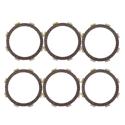 Motorrad Kupplungs scheiben Set 6 Stücke Motorrad Kupplungsscheibe Reibungsplatte Motorkupplungsscheiben Für CBR250 MC17 MC19 NC14 MC22 CBR250RR Motorrad Kupplungs scheiben Set 6 Stücke Motorrad Kupplungsscheibe Reibungsplatte Motorkupplungsscheiben Für CBR250 MC17 MC19 NC14 MC22 CBR250RR von KDHUCS