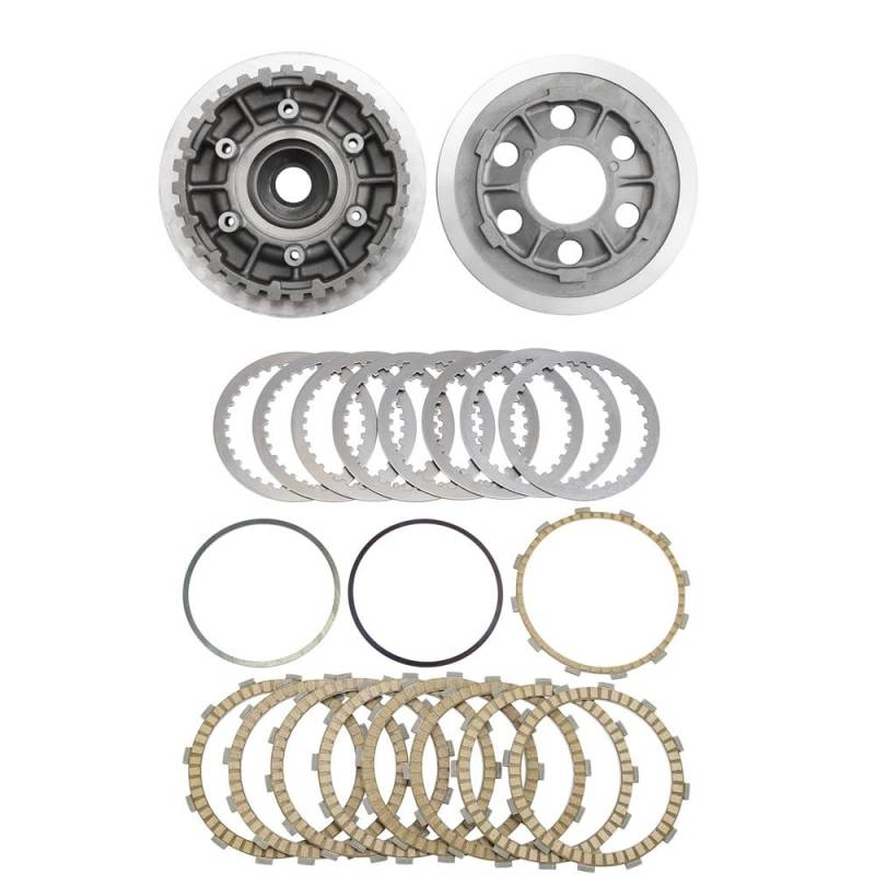 Motorrad Kupplungs scheiben Set Kupplungsdruckplattensatz Und Kupplungsscheibensatz Passend Für Touring Road King Street Electra Glide 2004–2010 Motorrad von KDHUCS