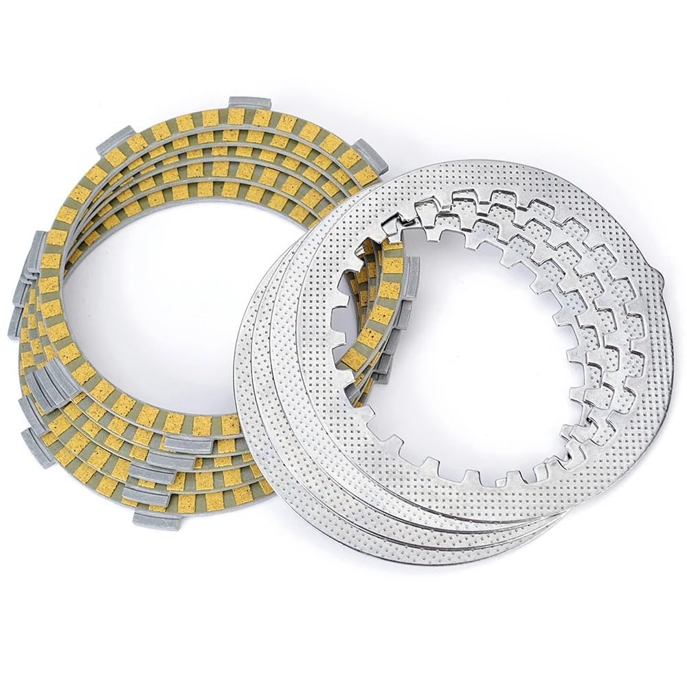 Motorrad Kupplungs scheiben Set Kupplungsscheibe Stahlplatte Reibungsplatte Für XT125R XT125X XTZ125 K/K XYZ125 YBR125 EK ED 598-16321-01 5 5RM-E6324-00 4 Motorrad Kupplungs scheiben Set Kupplungsscheibe Stahlplatte Reibungsplatte Für XT125R XT125X XTZ125 K/K XYZ125 YBR125 EK ED 598-16321-01 5 5RM-E6324-00 4 von KDHUCS