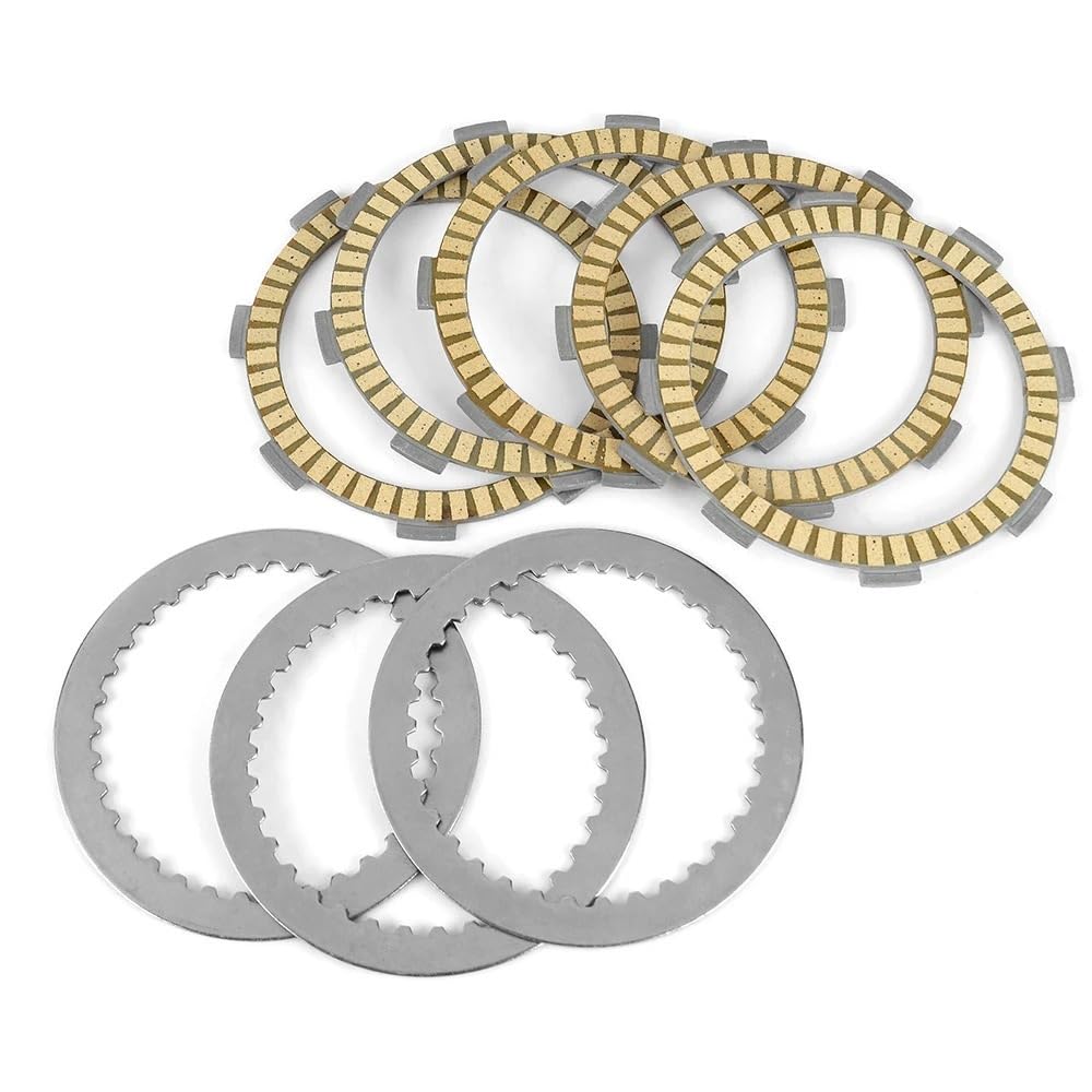 Motorrad Kupplungs scheiben Set Kupplungsscheiben Stahlreibungsplatte Für KMX125 KMX200 KMX 125 200 KLF185 Für Bayou 185 KLT185 AR125 AR125S 130881016 Motorrad Kupplungs scheiben Set Kupplungsscheiben Stahlreibungsplatte Für KMX125 KMX200 KMX 125 200 KLF185 Für Bayou 185 KLT185 AR125 AR125S 130881016 von KDHUCS