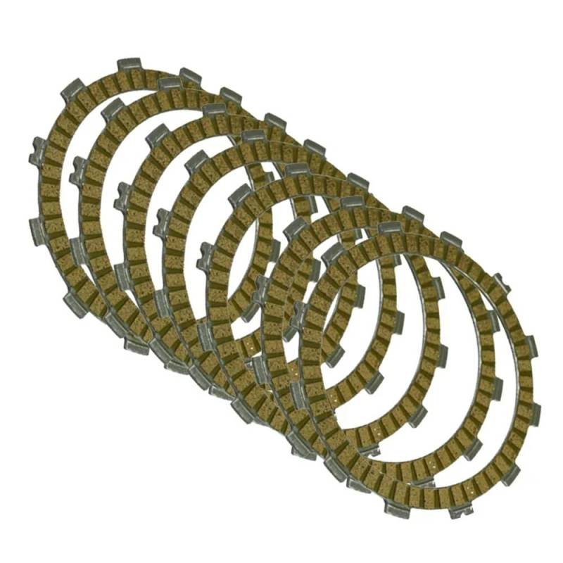 Motorrad Kupplungs scheiben Set LP 7Pcs Motorrad Faserstraßen-Kupplungsscheiben Platten Für ZX600 Für Ninja600 ZX-6 ZX6 ZX Für NI&nja 600 1985-2005 von KDHUCS