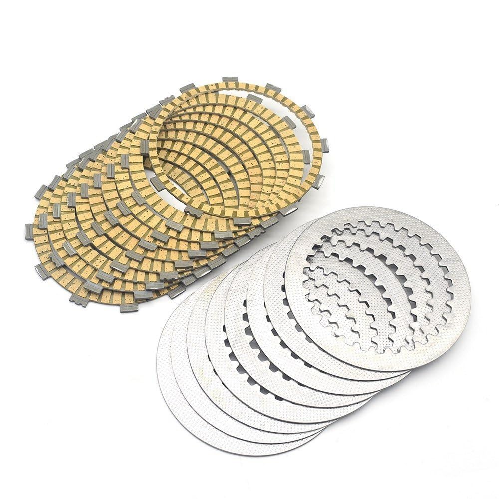 Motorrad Kupplungs scheiben Set Motorrad-Kupplungsreibungsplattenscheiben Und Stahlplatten-Reibungsplattensatz Für YZF-R1 2004–2008 YZF R1 2009–2014 Motorrad Kupplungs scheiben Set Motorrad-Kupplungsreibungsplattenscheiben Und Stahlplatten-Reibungsplattensatz Für YZF-R1 2004–2008 YZF R1 2009–2014 von KDHUCS