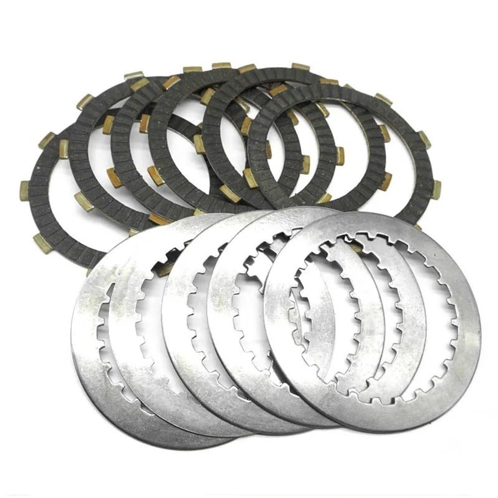 Motorrad Kupplungs scheiben Set Motorradkupplungsreibungsabscheider-Antriebsstahlplattensatz Für NX250 MD21 1988-1993 XR 250 R 1986-1995 XR250R 1994-2004 Motorrad Kupplungs scheiben Set Motorradkupplungsreibungsabscheider-Antriebsstahlplattensatz Für NX250 MD21 1988-1993 XR 250 R 1986-1995 XR250R 1994-2004 von KDHUCS