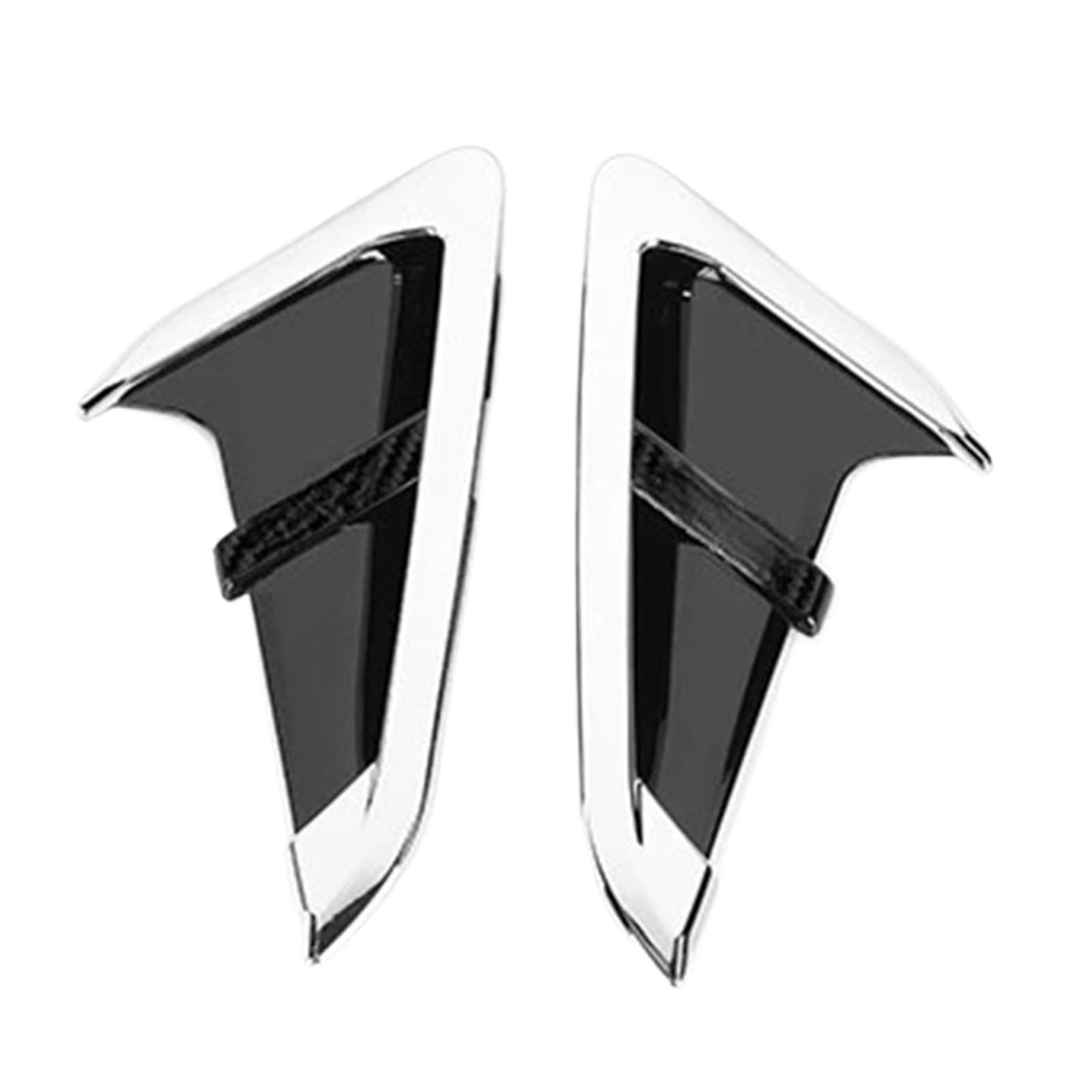2 Stück vordere Kotflügel, Lüftungsgitter, Zierleiste, kompatibel mit BMW X3 X4, Seitenabzeichen G01 G02, Modifikation X3M X4M, Autoaufkleber, Zubehör(for X3 Silver) von KDMOWHON