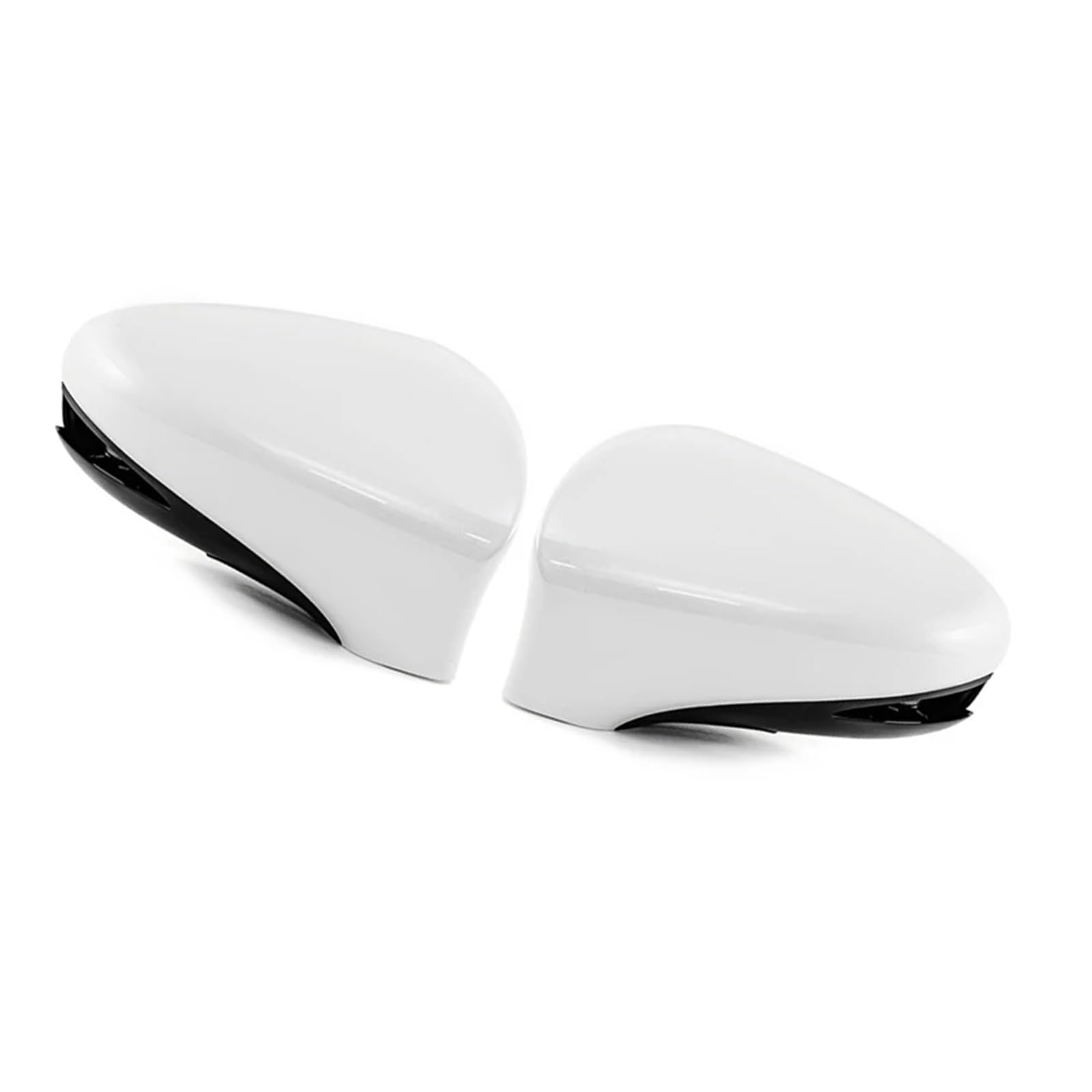 KDMOWHON 1 paar Auto Rückspiegel Abdeckung Trim Decor Kompatibel for LEXUS-ES350 2013-2018/GS350 2013-2019/1S350 2014-2018 ABS(White Pair) von KDMOWHON