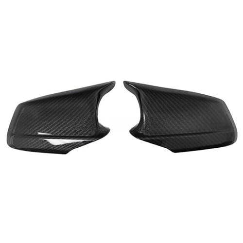 KDMOWHON Auto-Rückspiegel-Abdeckung, Aufkleber, Flügelkappe, Außentürgehäuse, Verkleidung, kompatibel mit Linkslenker, BMW 5er F10 F11 2010–2013, Kohlefaser(Carbon) von KDMOWHON