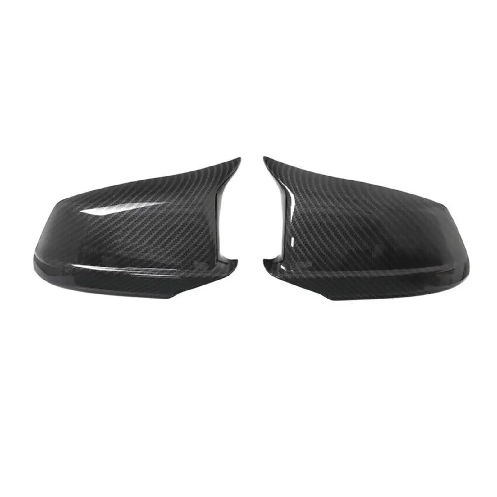 KDMOWHON Auto-Rückspiegel-Abdeckung, Aufkleber, Flügelkappe, Außentürgehäuse, Verkleidung, kompatibel mit Linkslenker, BMW 5er F10 F11 2010–2013, Kohlefaser(Carbon) von KDMOWHON