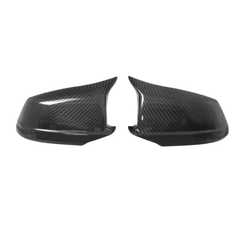 KDMOWHON Auto-Rückspiegel-Abdeckung, Aufkleber, Flügelkappe, Außentürgehäuse, Verkleidung, kompatibel mit Linkslenker, BMW 5er F10 F11 2010–2013, Kohlefaser(Carbon) von KDMOWHON