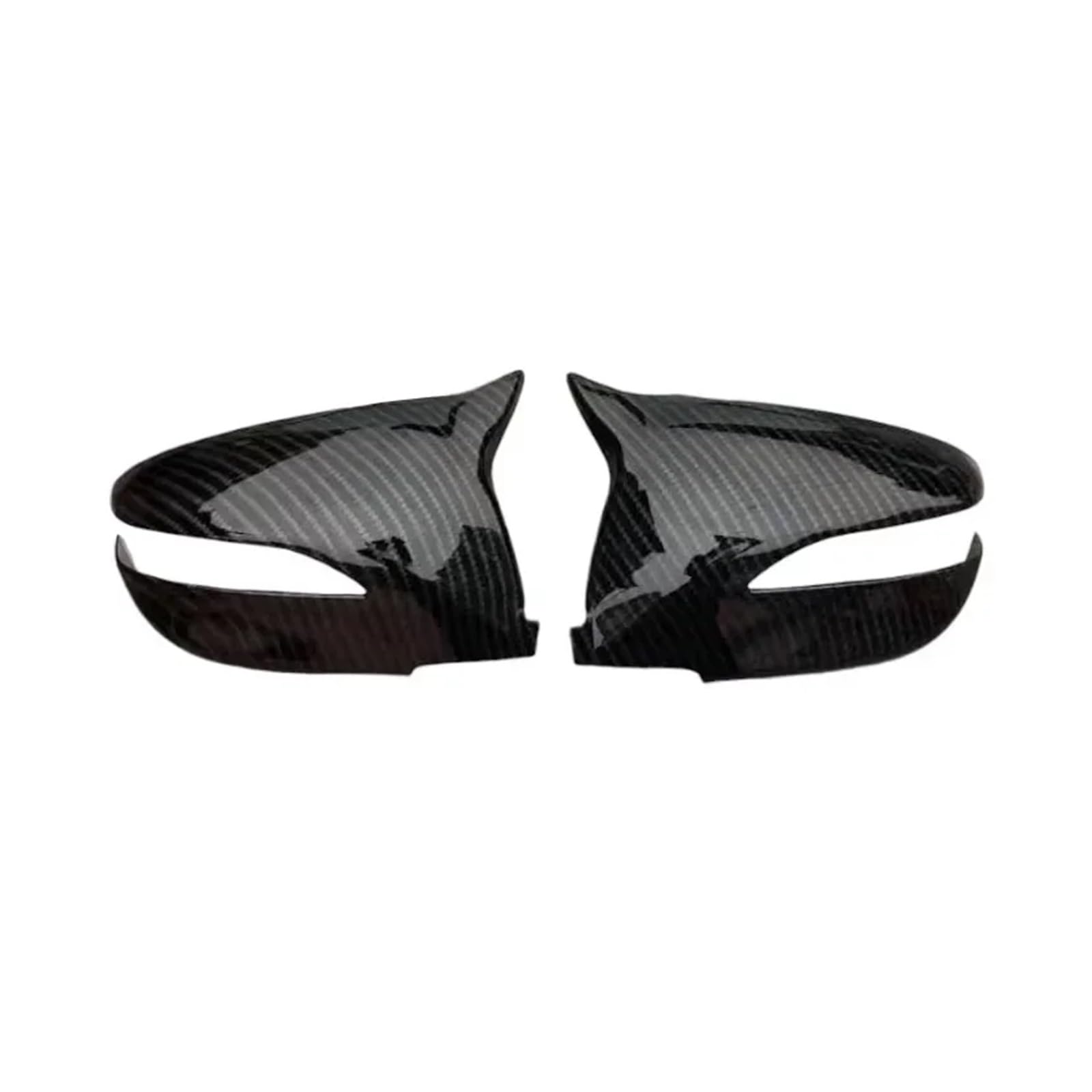KDMOWHON Auto-Rückspiegel-Abdeckung, Flügelkappe, Außenaufkleber, Türrückansicht, Gehäuseverkleidung, kompatibel mit Hyundai IX35 2011–2015, Kohlefaser(Carbon) von KDMOWHON