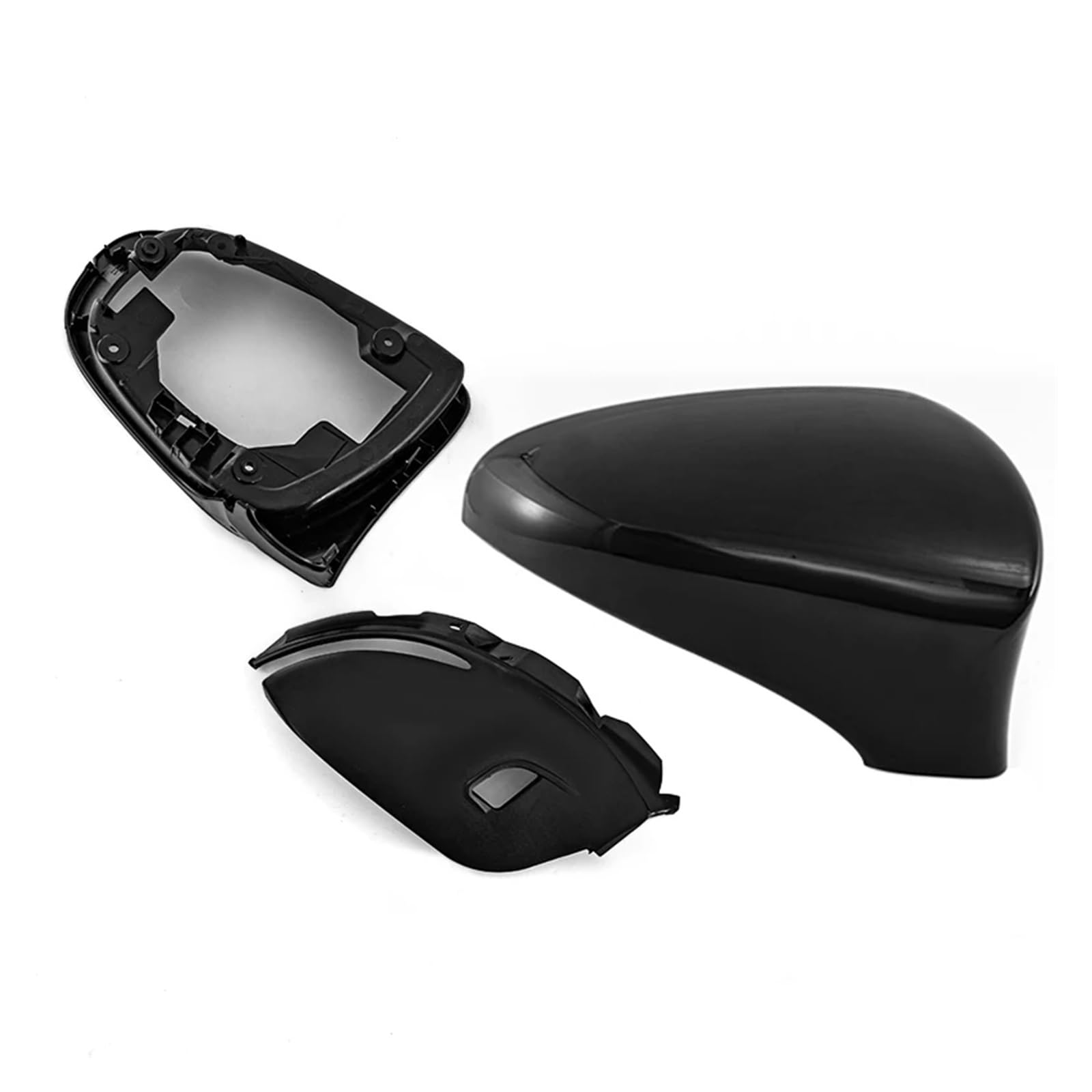 KDMOWHON Auto Rückspiegel Außenspiegel Abdeckung Trim Kompatibel for LEXUS-ES350 8791A30D10B1 8794A30E00B1 2013-2018/GS350 2013-2019/1S350 2014-2018(Black Right) von KDMOWHON