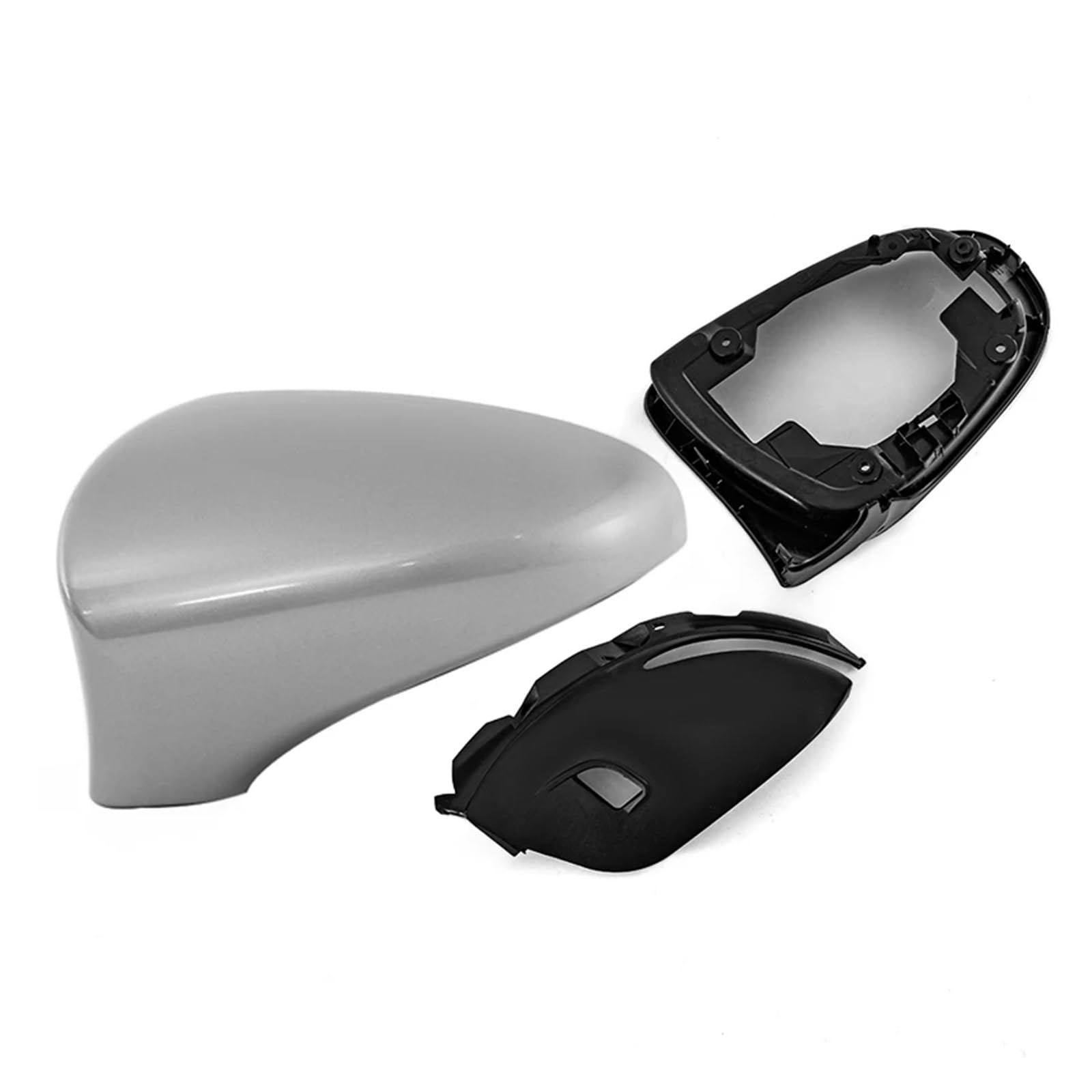 KDMOWHON Auto Rückspiegel Außenspiegel Abdeckung Trim Kompatibel for LEXUS-ES350 8791A30D10B1 8794A30E00B1 2013-2018/GS350 2013-2019/1S350 2014-2018(Silver Left) von KDMOWHON