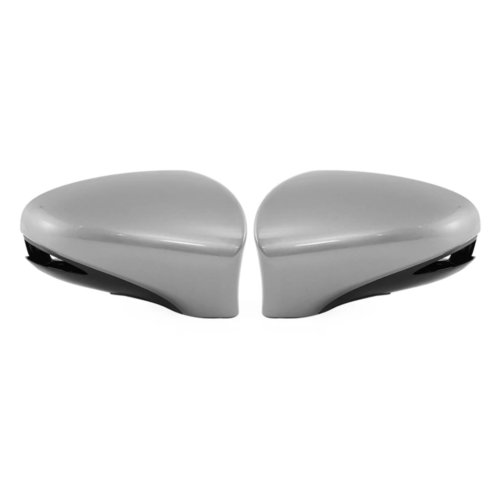 KDMOWHON Auto Rückspiegel Außenspiegel Abdeckung Trim Kompatibel for LEXUS-ES350 8791A30D10B1 8794A30E00B1 2013-2018/GS350 2013-2019/1S350 2014-2018(Silver Pair) von KDMOWHON