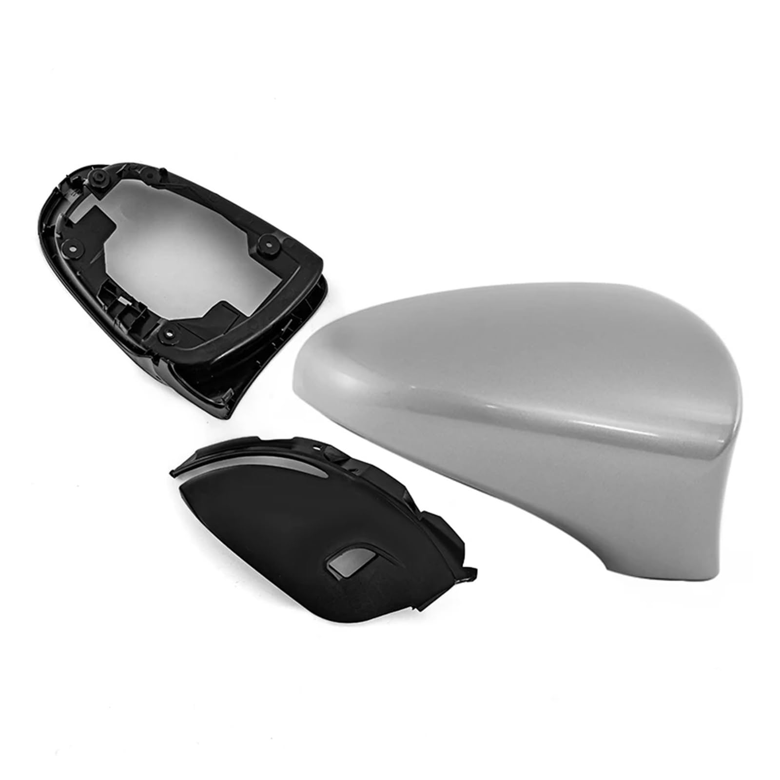 KDMOWHON Auto Rückspiegel Außenspiegel Abdeckung Trim Kompatibel for LEXUS-ES350 8791A30D10B1 8794A30E00B1 2013-2018/GS350 2013-2019/1S350 2014-2018(Silver Right) von KDMOWHON