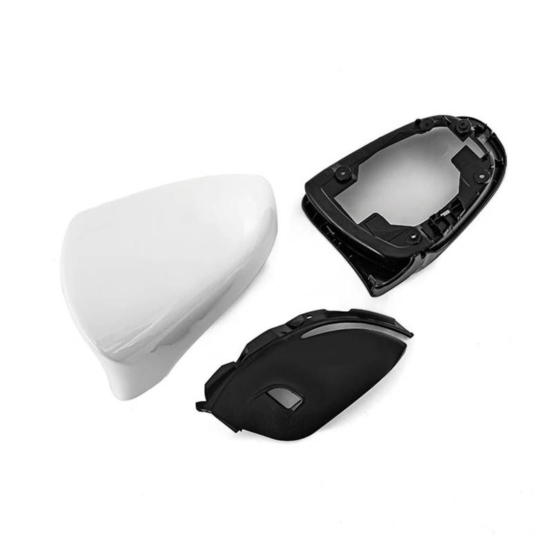 KDMOWHON Auto Rückspiegel Außenspiegel Abdeckung Trim Kompatibel for LEXUS-ES350 8791A30D10B1 8794A30E00B1 2013-2018/GS350 2013-2019/1S350 2014-2018(White Left) von KDMOWHON