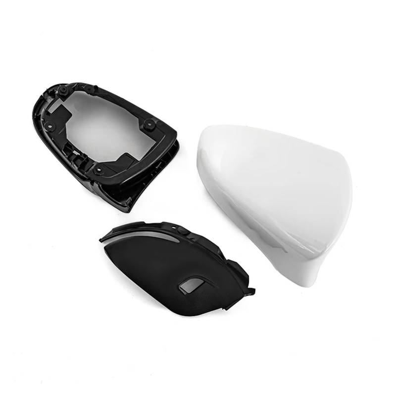 KDMOWHON Auto Rückspiegel Außenspiegel Abdeckung Trim Kompatibel for LEXUS-ES350 8791A30D10B1 8794A30E00B1 2013-2018/GS350 2013-2019/1S350 2014-2018(White Right) von KDMOWHON