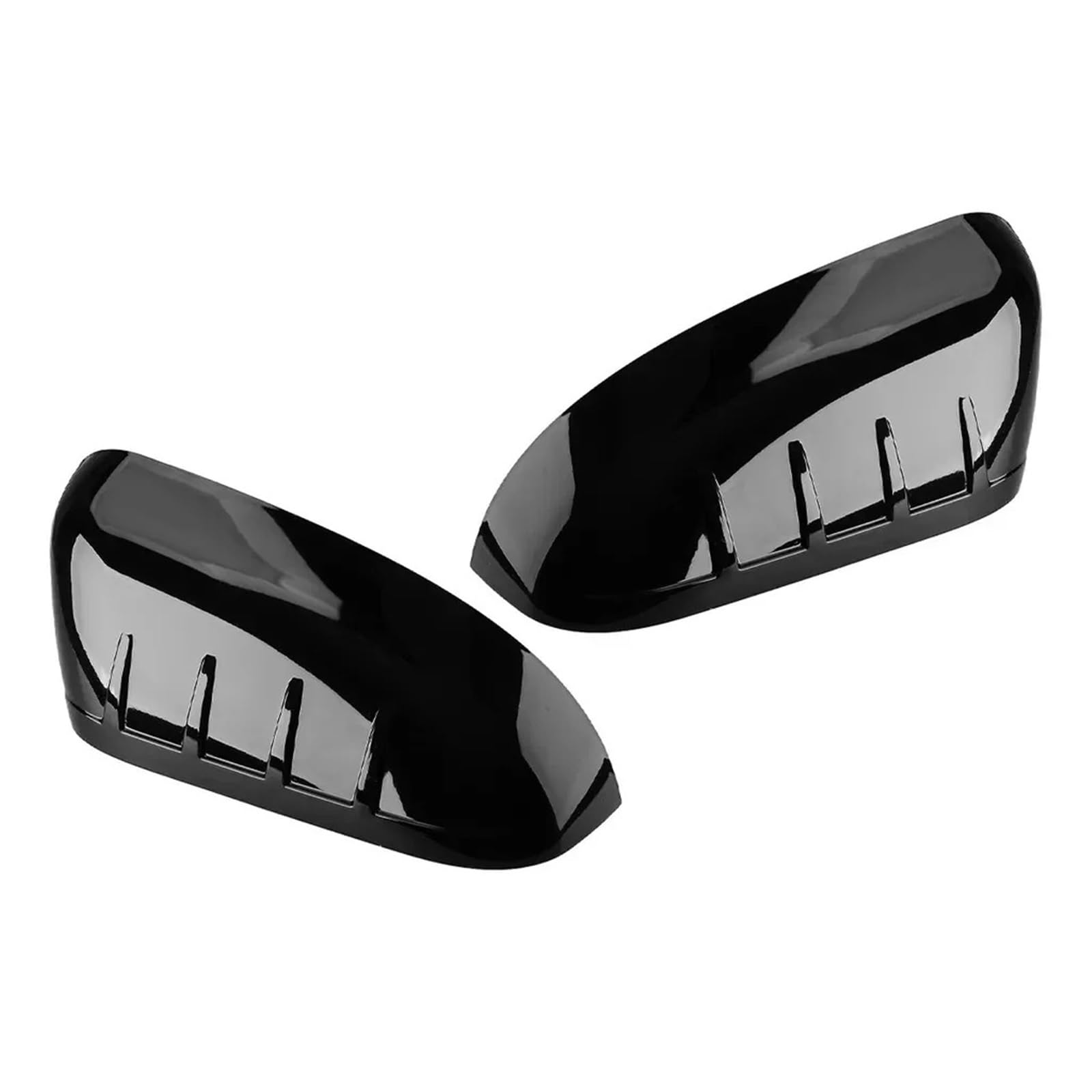 KDMOWHON Auto Rückspiegel Seitenspiegel Abdeckung Flügelkappe Außentür Gehäuse Shell Trim Kompatibel for Explorer 2011 2012 2013 2014 2015 ABS Chorme(Black) von KDMOWHON