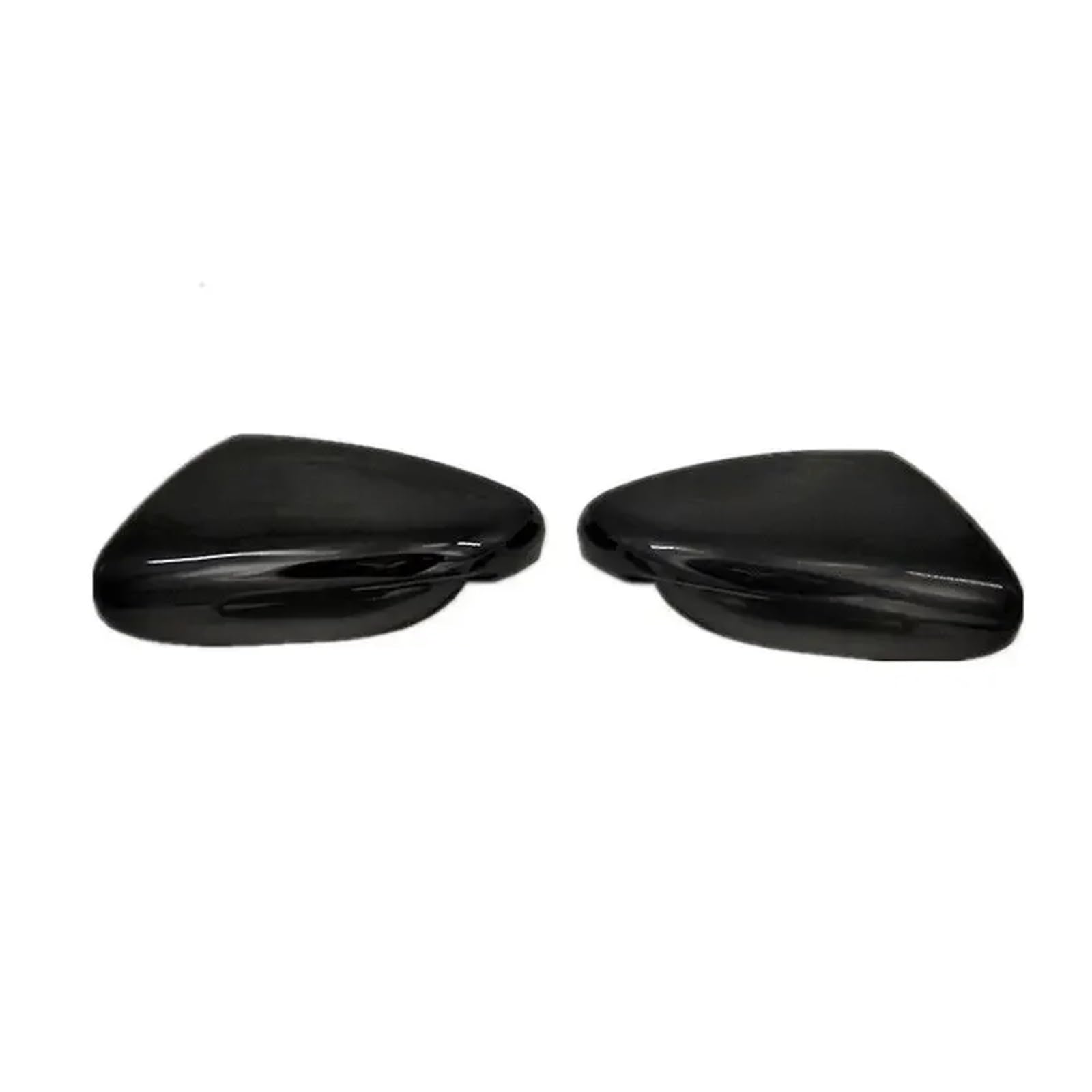 KDMOWHON Auto Rückspiegel Seitenspiegel Abdeckung Flügelkappe Türgehäuse Shell Trim Aufkleber Kompatibel for KIA K3 Forte 2013-2018 ABS Carbon Fiber(Without Light Black) von KDMOWHON